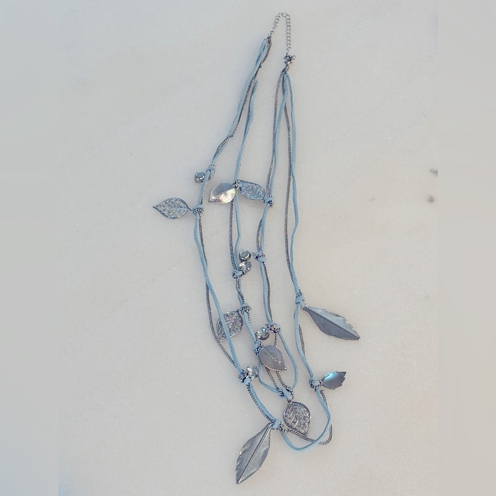 Light Blue & Silver Necklace